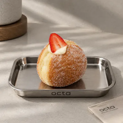 Strawberry Vanilla Crème Donut